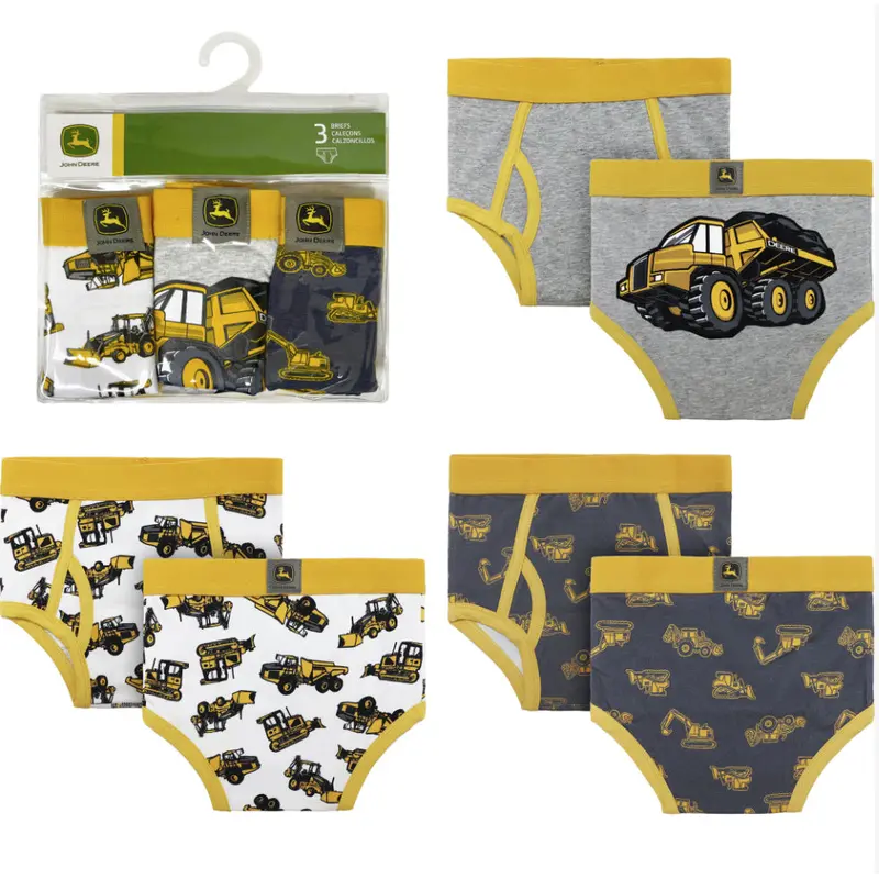 Boys' Cotton Construction-Themed Underwear Pack – 3-Pack J4U153Y 1