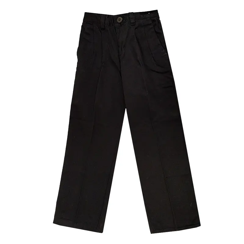Boys’ Cotton Pleated Dress Pants – Comfort-Fit School Or Formal Wear (2022) 1