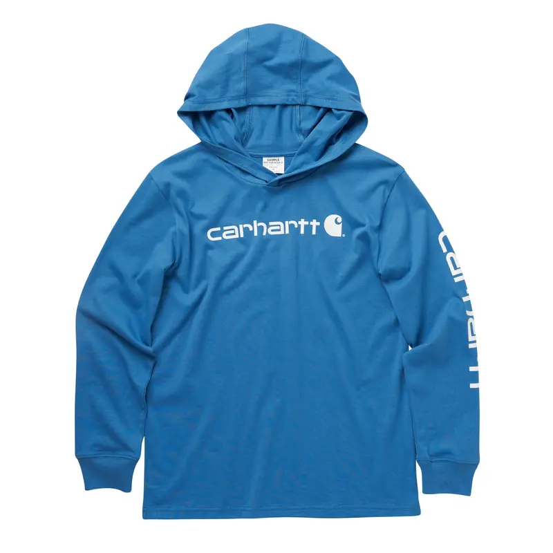 Boys’ Hooded Long-Sleeve T-Shirt – Comfortable, Layered Cotton Top With Adjustable Hood 1