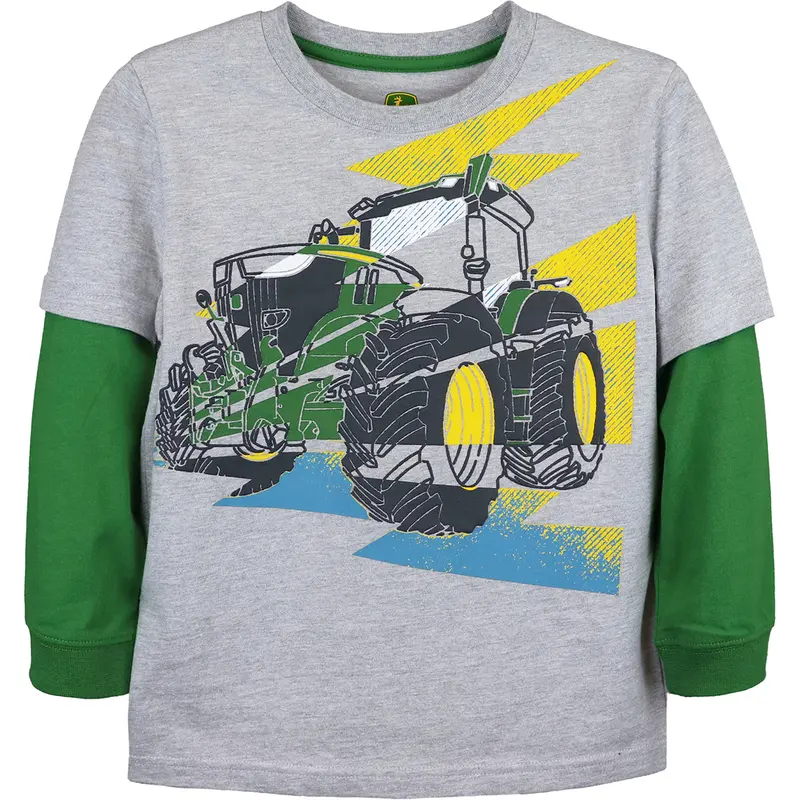 Boys' Lightning Tractor Long-Sleeve T-Shirt J4T564Hc 1