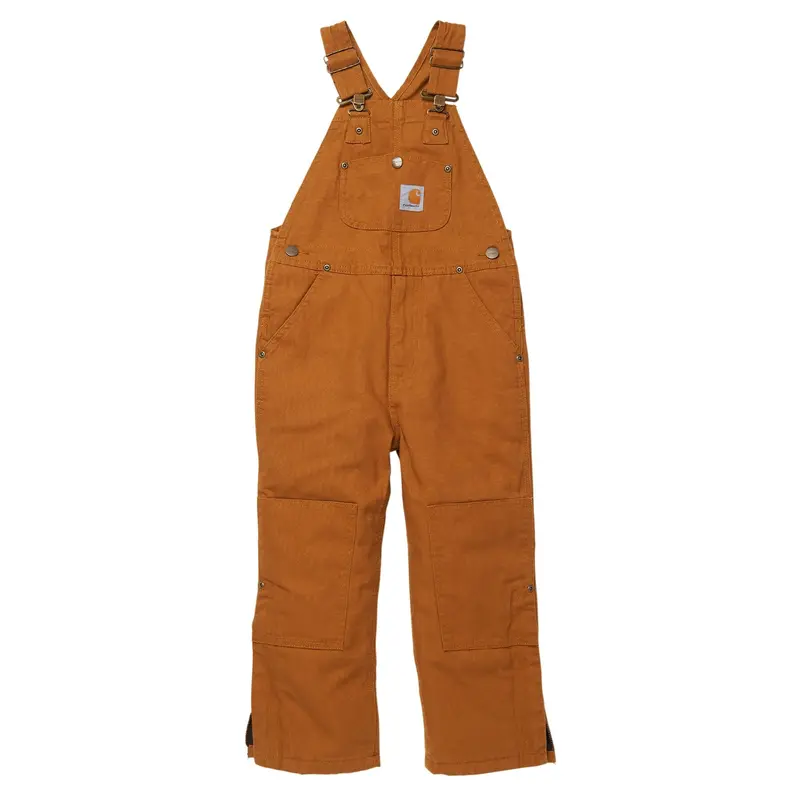 Boys’ Lined Bib Overalls – Durable Cotton Blend (Cm8625) 1