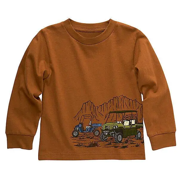 Boys’ Long-Sleeve Wrap T-Shirt – Casual Layering Top For Kids 1