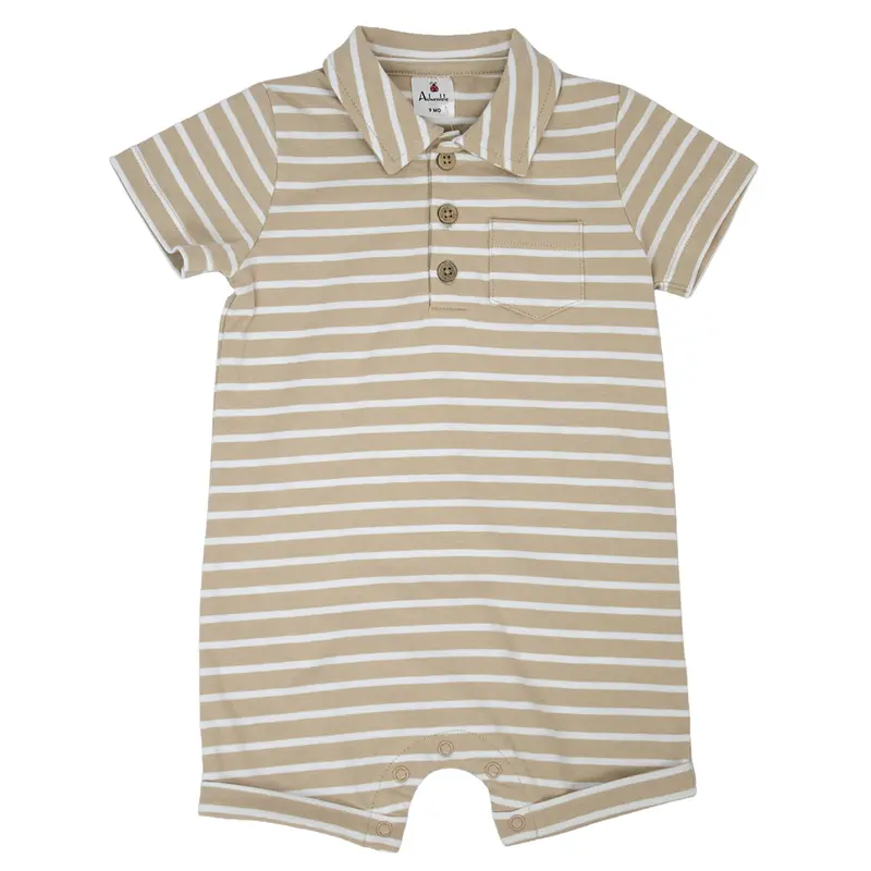 Boys’ Short-Sleeve Bodysuit – Snap-Front Infant Basic A1113 1