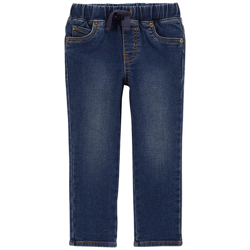 Boys' Stretch Knit Denim Pull-On Pants (Style 1P620910) 1
