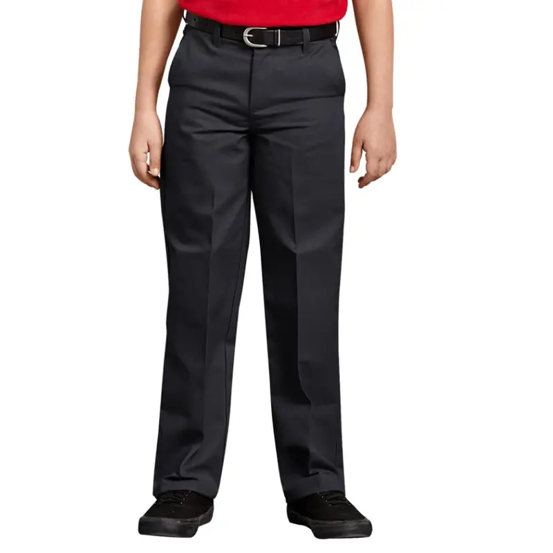 Boys' Stretch-Waist Flat-Front Dress Pants 1