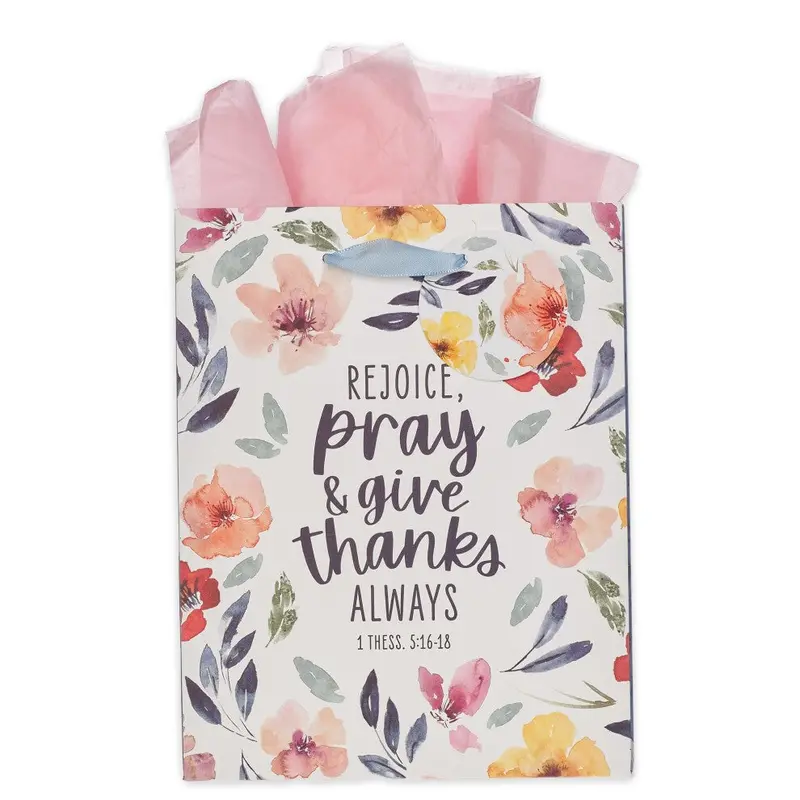 Bright Floral Gift Bag – Rejoice Design (Gba466) 1