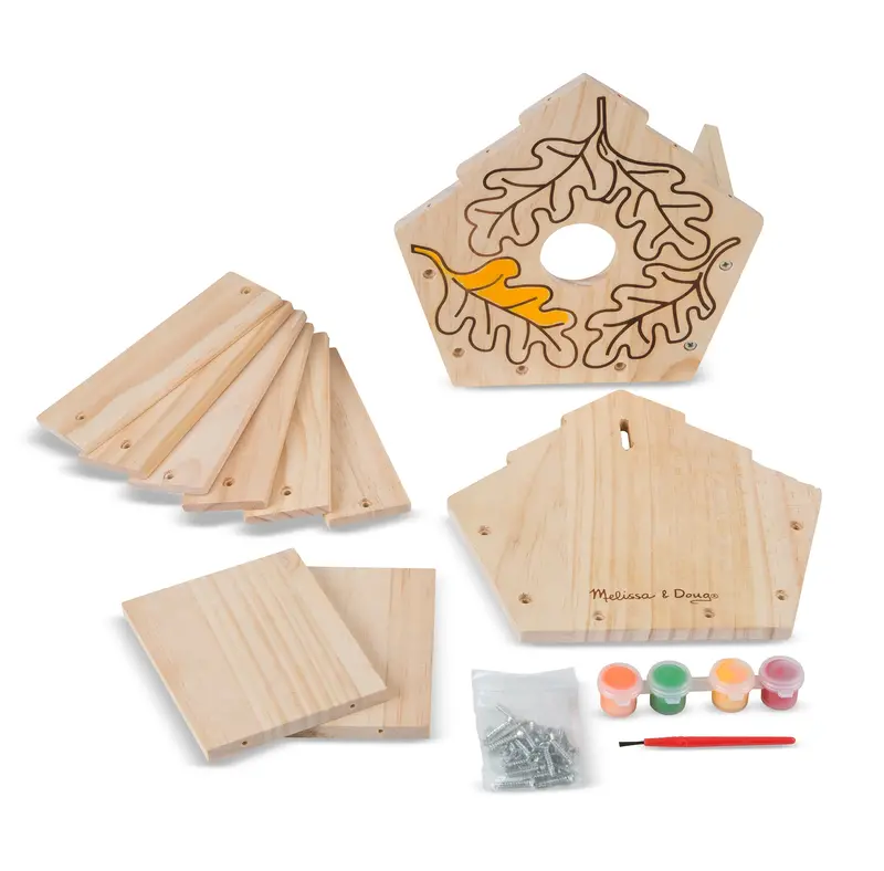 Build-Your-Own Wooden Birdhouse Kit – Hands-On Craft Project For Kids 3101 1