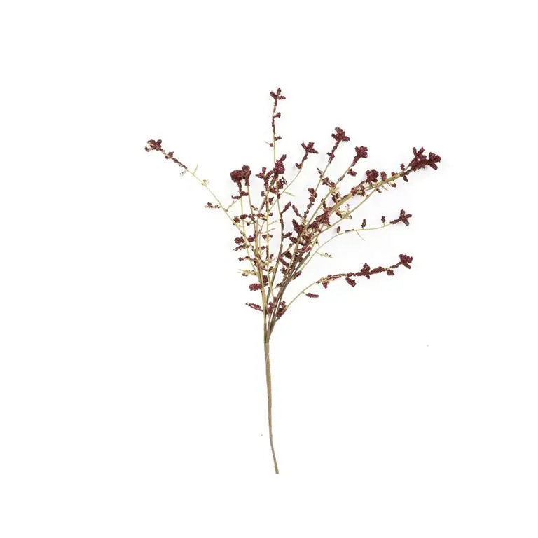 Burgundy Wildflower Stem – Realistic Silk Floral Arrangement 221-60161 1