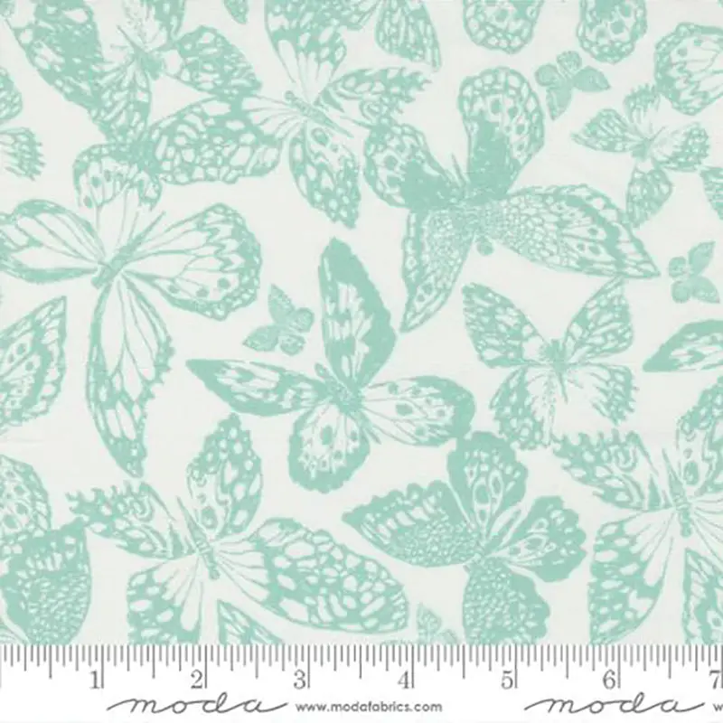 Butterfly Scatter Print Cotton Fabric – Garden Society Collection 1