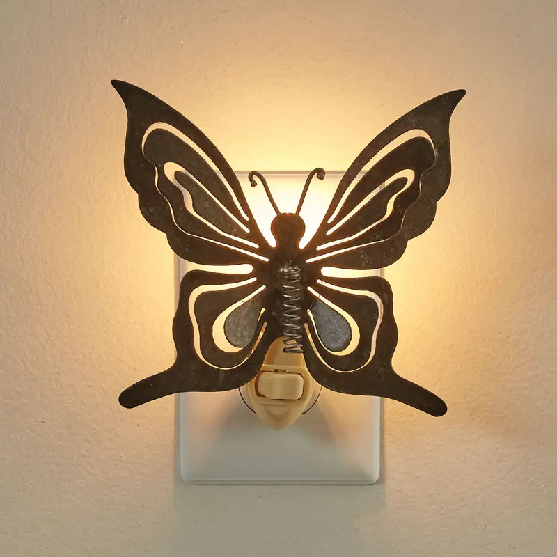 Butterfly-Shaped Led Night Light – Soft Glow, Battery-Powered (25-089) 1