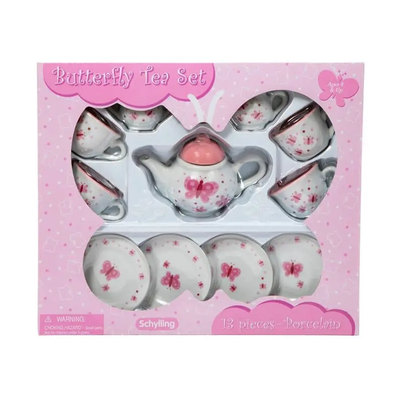 Butterfly-Themed Tea Set – Whimsical Ceramic Serving Collection For Tea Lovers (Byts) 1