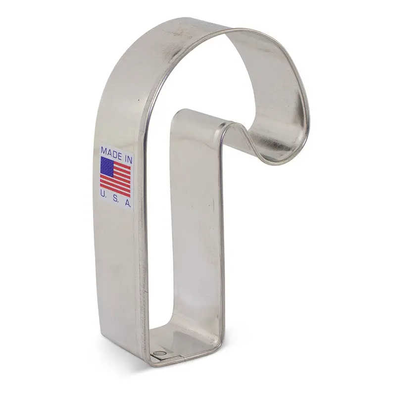 Candy Cane Cookie Cutter – Holiday-Themed Baking Tool (Model 8216A) 1