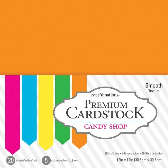 Candy Shop Collection Premium Weight Cardstock (12X12 Inches) 1