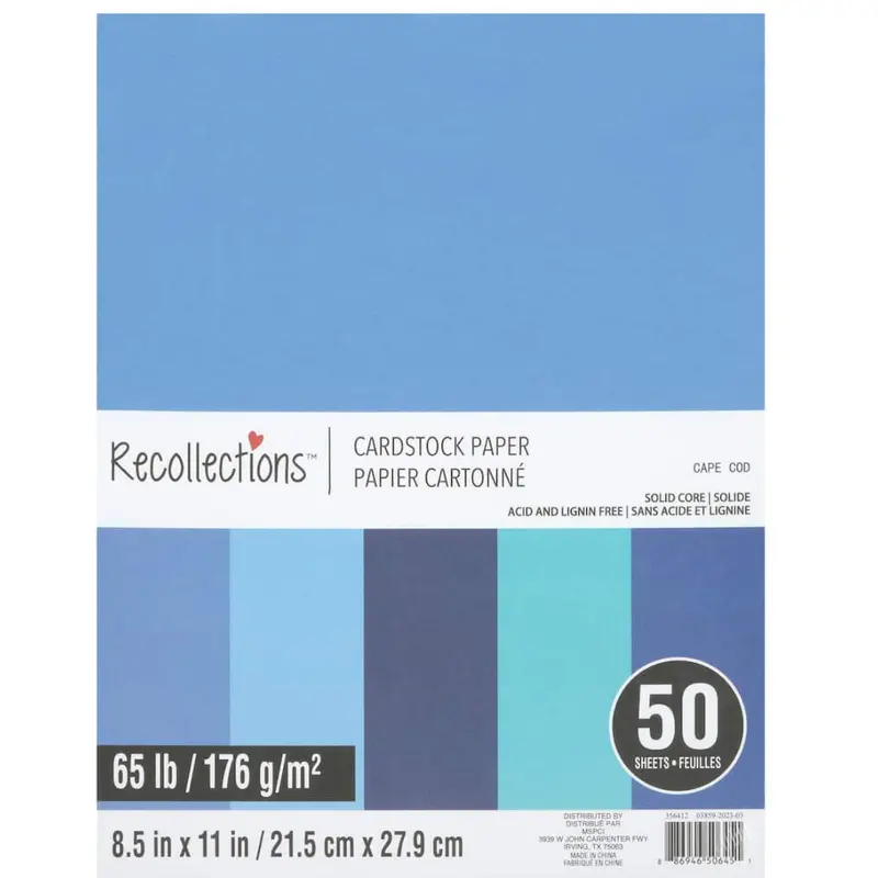 Cape Cod Premium Cardstock – 8.5" × 11" Bright White Heavyweight Paper 1