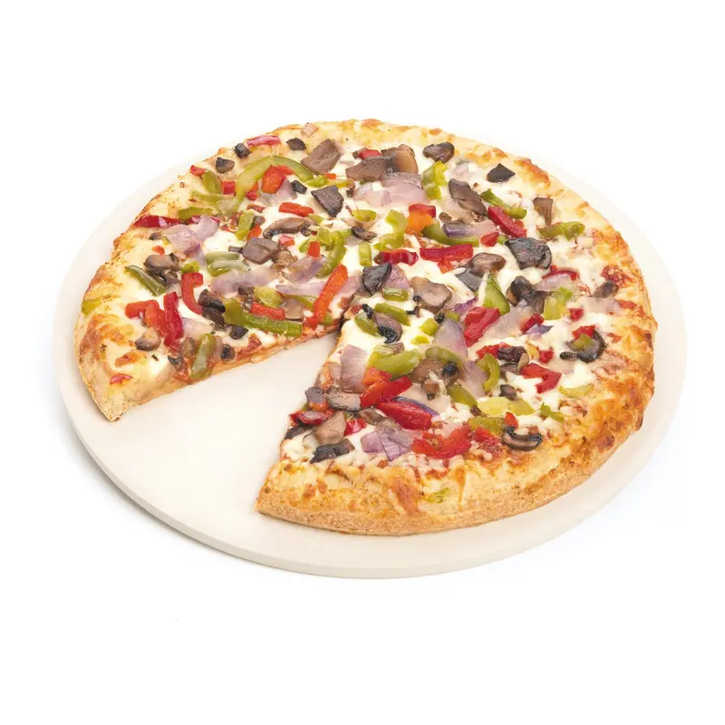 Ceramic Round Pizza Baking Stone For Crispy Crusts 1