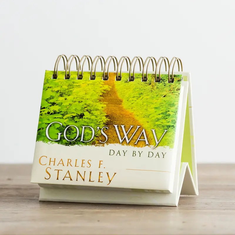 Charles Stanley Daily Devotional Perpetual Calendar – God'S Way Day Brightener (Model 16760) 1