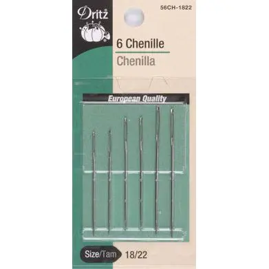 Chenille Embroidery Needles – Pack Of 6 Heavy-Duty Blunt-Tip Needles For Yarn Work 1