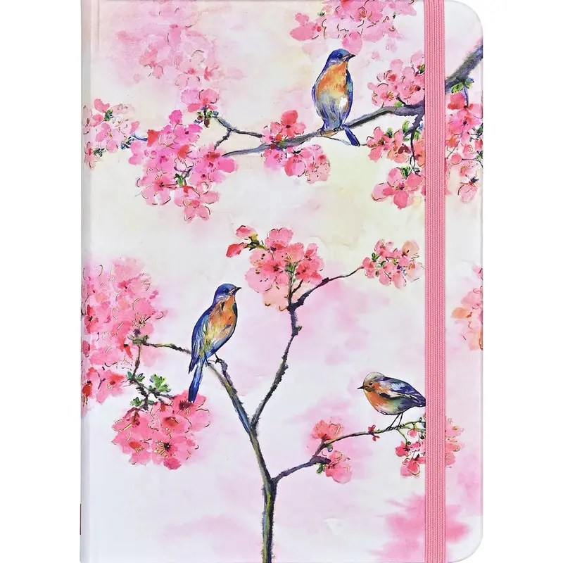Cherry Blossom Spring Theme Journal – Elegant Floral Hardcover Notebook 1