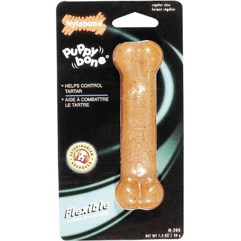 Chicken-Flavored Puppy Chew Bone Toy – Classic Design 1