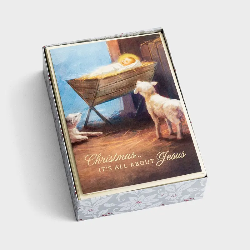 'Christmas... It'S All About Jesus' Faith-Focused Holiday Cards – 16-Count Boxed Set 1