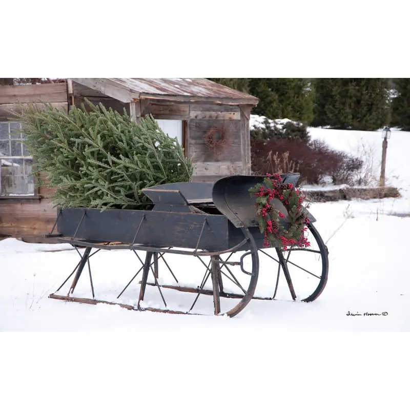 Christmas Sleigh Doormat – Festive Holiday-Themed Entry Mat 1