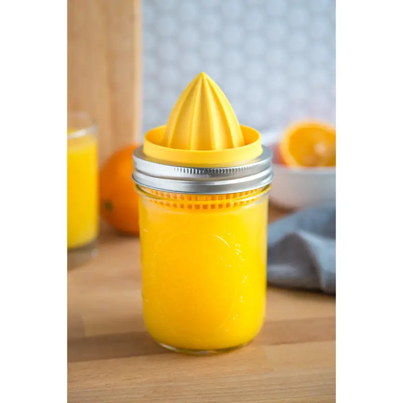 Citrus Juicer Lid For Mason Jars – Stainless Steel, Fits Wide-Mouth Jars 1