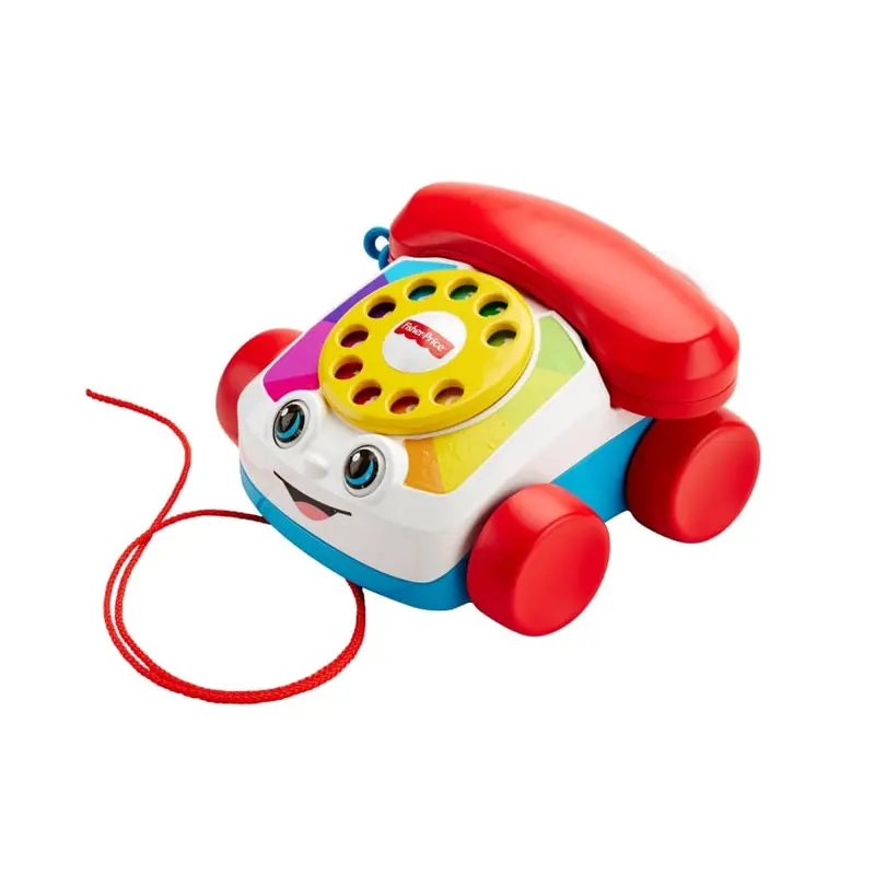 Classic Chatter Telephone Toy – Retro Pull-Along Learning Toy (Fgw66) 1