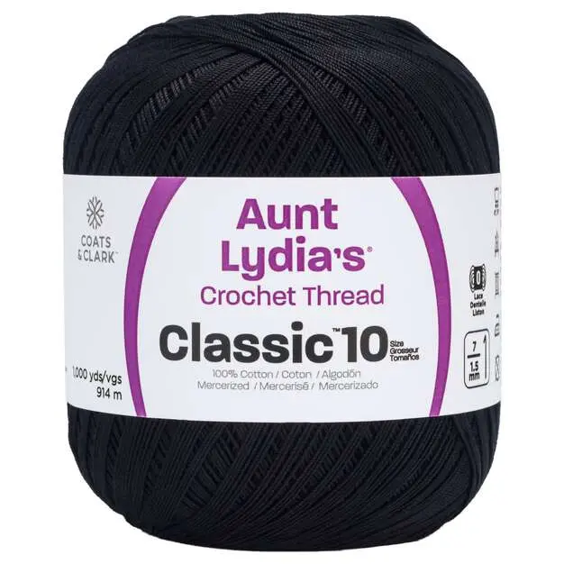 Classic Crochet Thread Value Pack – 10 Rolls, Size 10 (151-Yard Rolls) 1