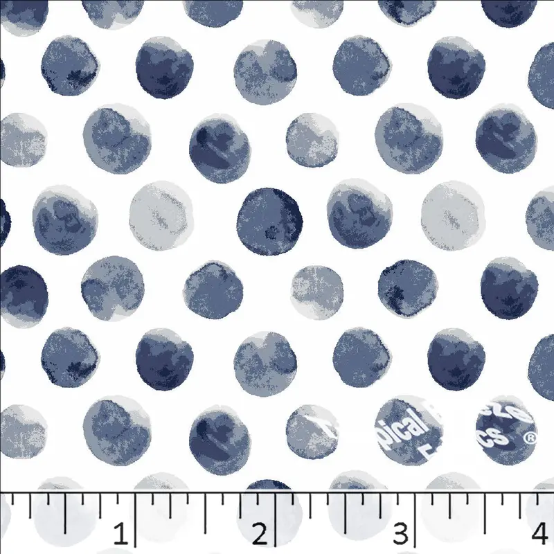 Classic Dot-Print Poly-Cotton Blend Fabric – Standard Weave (Style 6259) 1