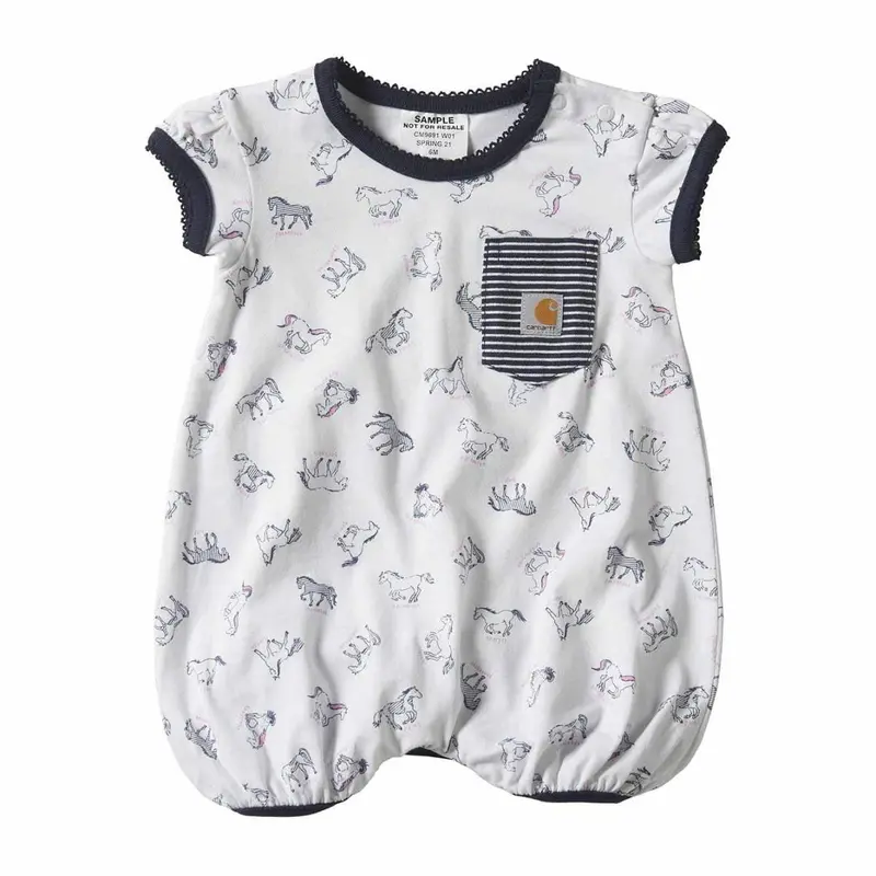 Classic White Baby Girl Romper – Lightweight Cotton One-Piece Cm9691 1