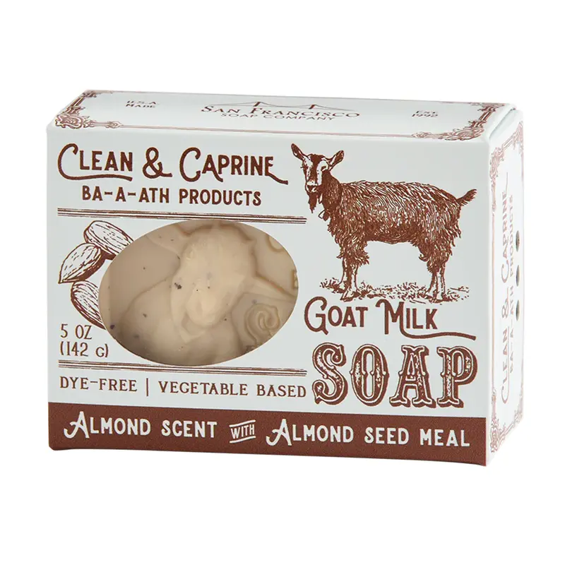 Clean & Caprine Goat Milk Bar Soap – Gentle 5 Oz Natural Skincare Cleanser (Upc 03764) 1