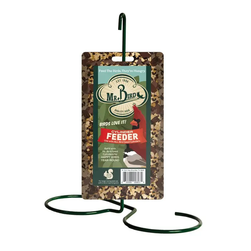 Clear Cylinder Bird Feeder – Hanging Tube Feeder For Wild Birds 803 1