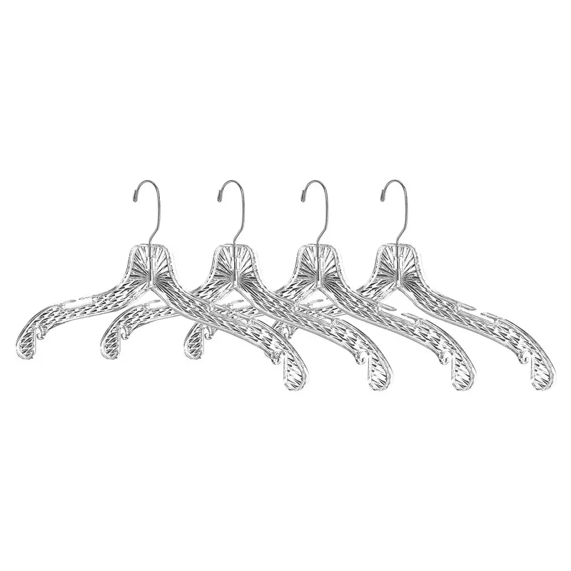 Clear Plastic Shirt Hangers – Pack Of 4, Model 6062-4770 1