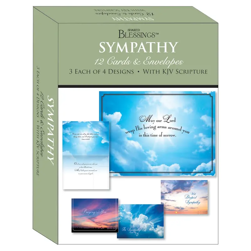 Clouds In The Sky Sympathy Card Collection – Sbeg22182 1
