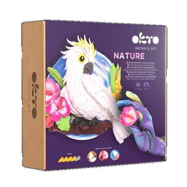 Cockatoo-Themed Air-Dry Clay 3D Art Kit – Kit #20044 1