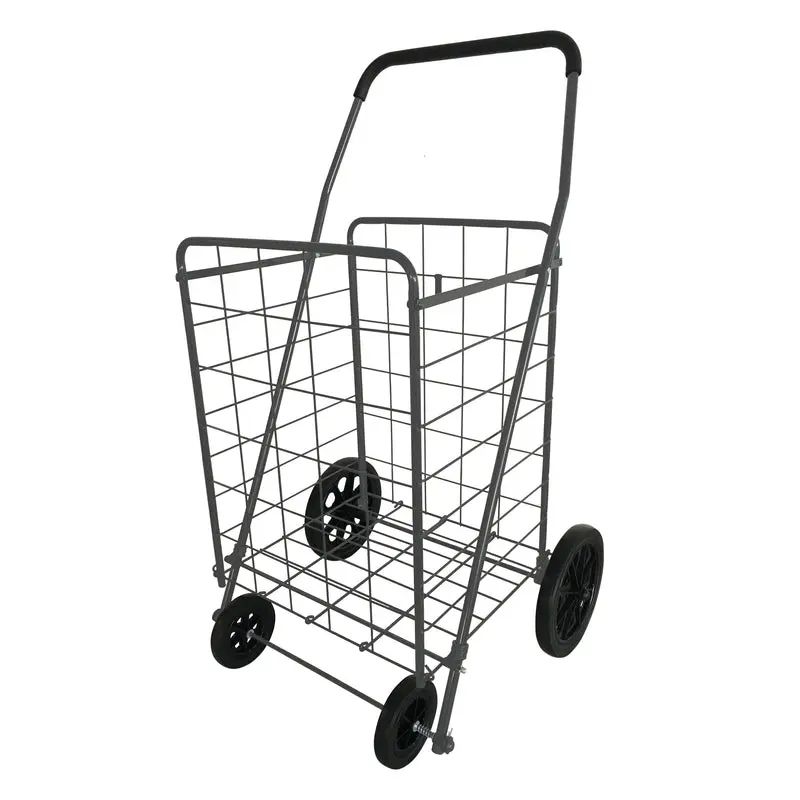 Collapsible Folding Shopping Cart – Lightweight, All-Terrain Wheeled Carrier (Model Sc9023) 1