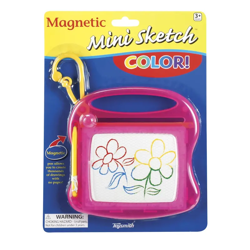 Color Magnetic Mini-Sketch Pad – Portable Drawing Board With Erasable Stylus (1187) 1