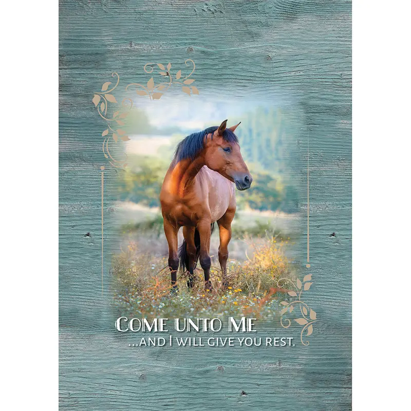 'Come Unto Me' Cozy Fleece Throw – 50X70 Inch Religious Design (Cc749) 1
