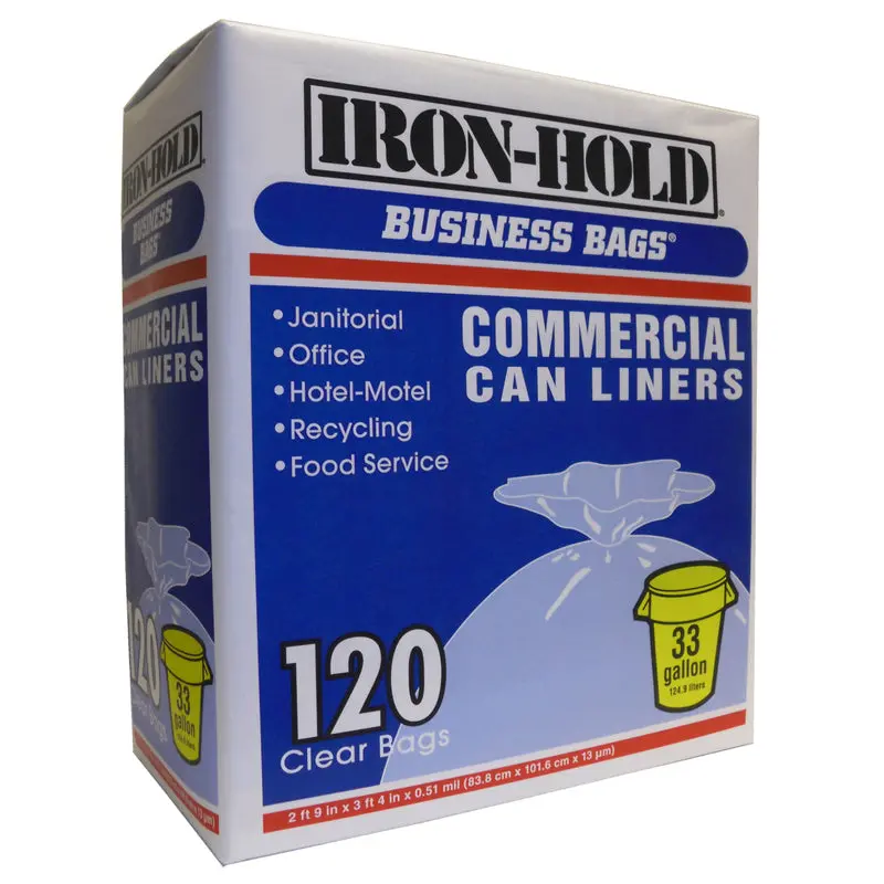 Commercial-Grade 33-Gallon Trash Bags For Large Cans – 96110 1