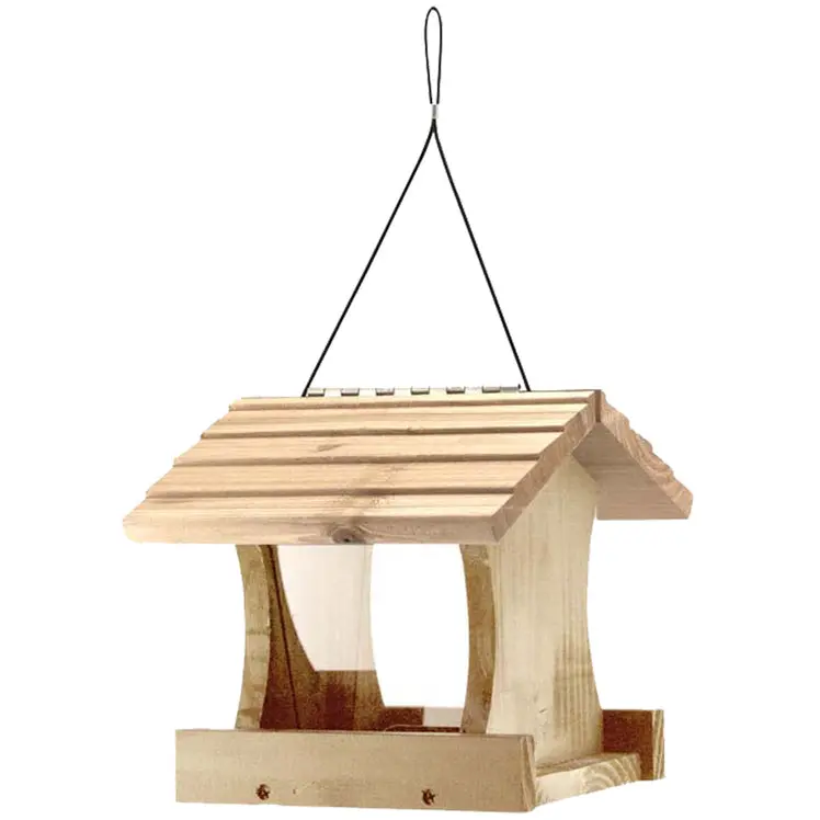 Compact Cedar Bird Feeder – Small-Scale Wild Bird Attraction (Naranch4N) 1