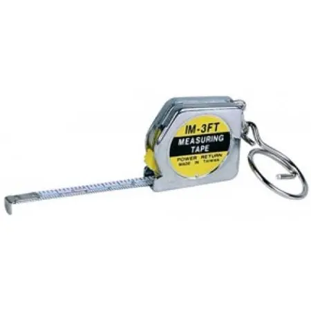 Compact Keychain Tape Measure With Retractable Blade (5522) 1