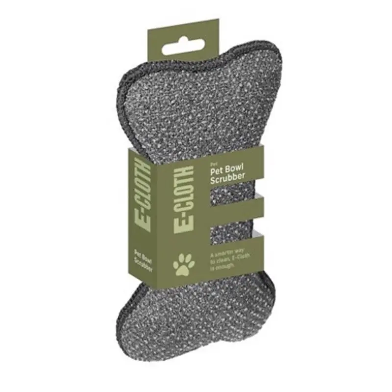Compact Pet Bowl Cleaning Cloth – E-Cloth Scrubber (6.7" X 2.5") 1