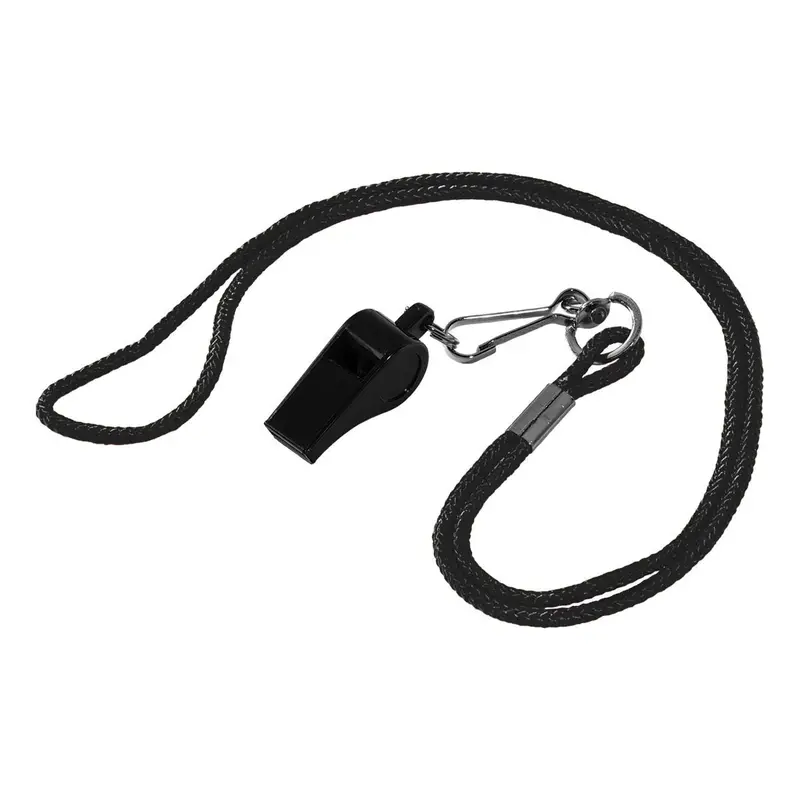 Compact Plastic Referee Whistle With Adjustable Lanyard – 3134 1