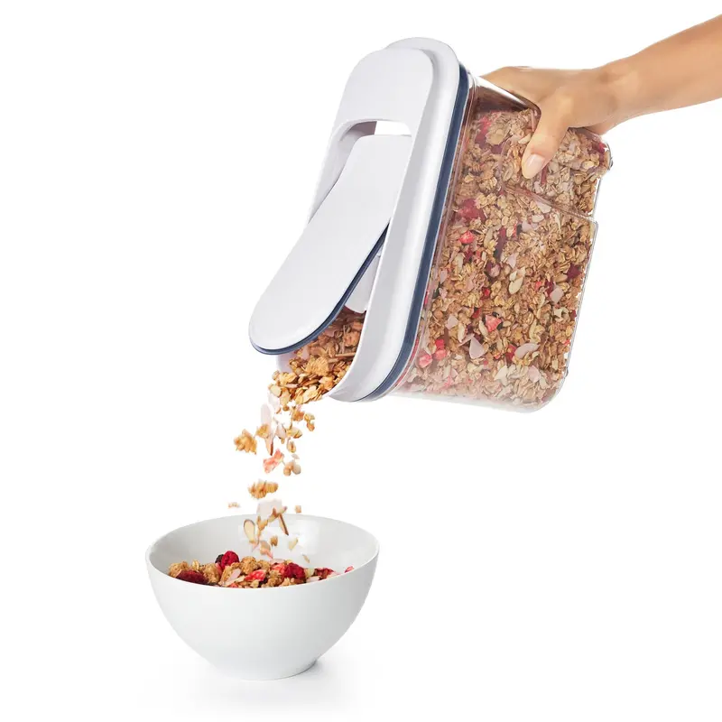 Compact Pop Cereal Dispenser – 2.5-Quart Capacity With Flip Lid (11113900) 1