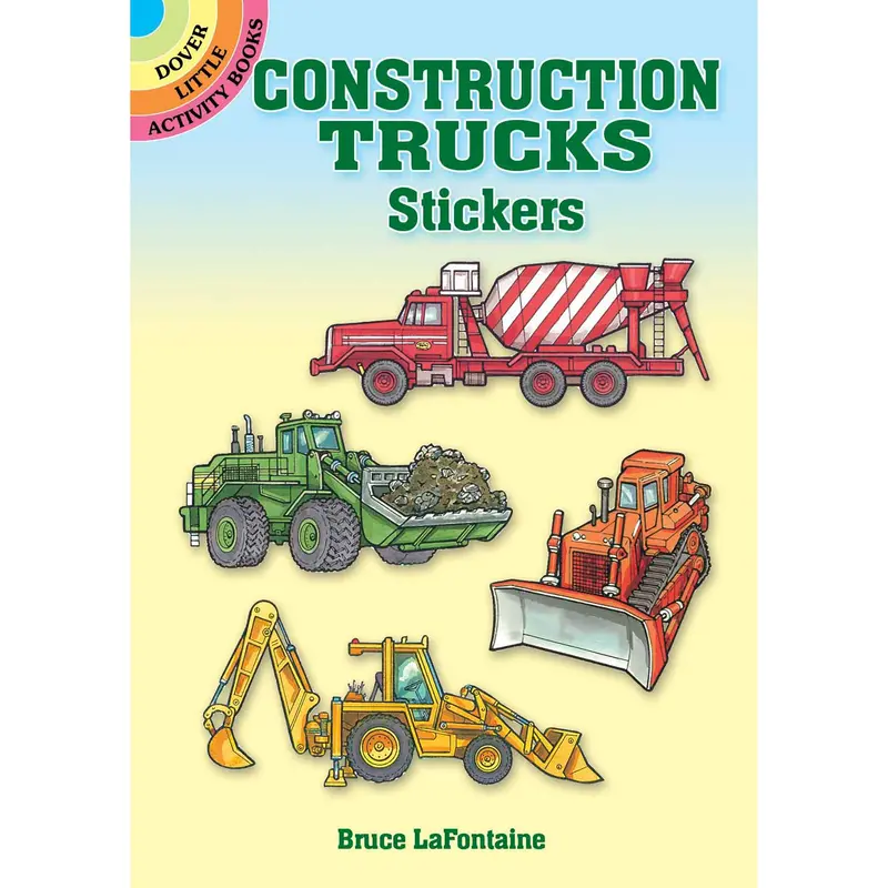 Construction Vehicle Sticker Pack For Kids – Heavy-Duty Trucks Theme (Sku 0486409732) 1