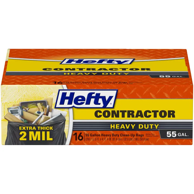 Contractor-Grade Heavy-Duty Garbage Bags – 16-Pack (E25516) 1