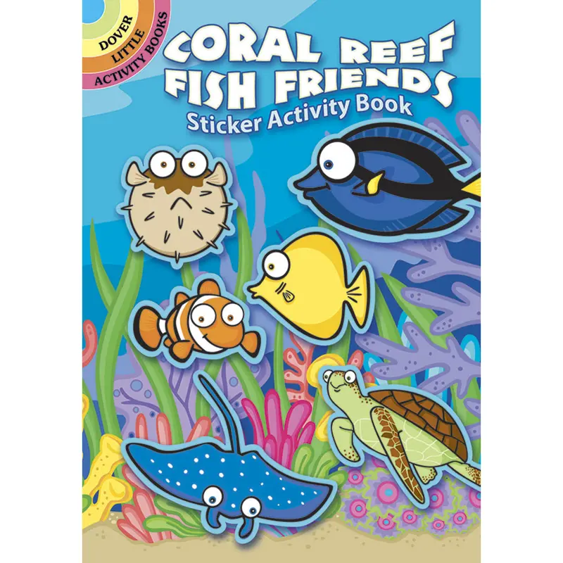 Coral Reef Fish Friends Sticker Activity Book – Ocean-Themed Creative Play Workbook 1