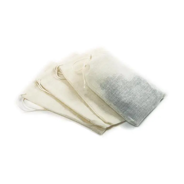 Cotton Cheesecloth Brew Bags – Reusable, Fine-Mesh Straining Pouches For Home Brewing (5517) 1