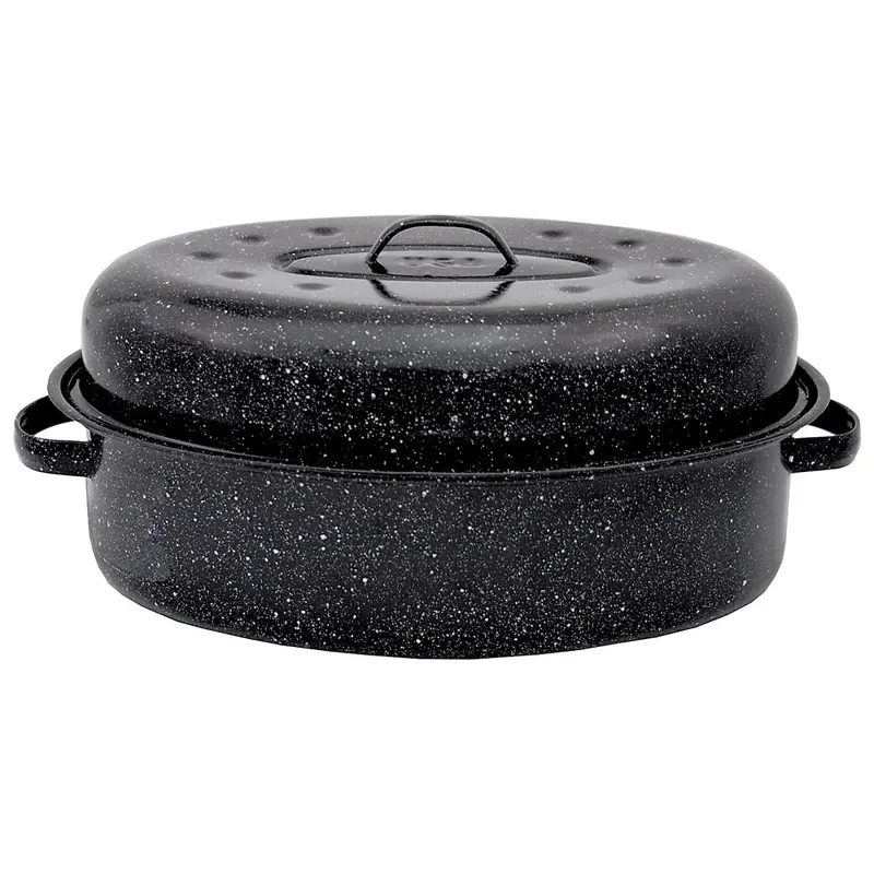 Covered Roasting Pan – 18-Inch Stainless Steel 0509 1