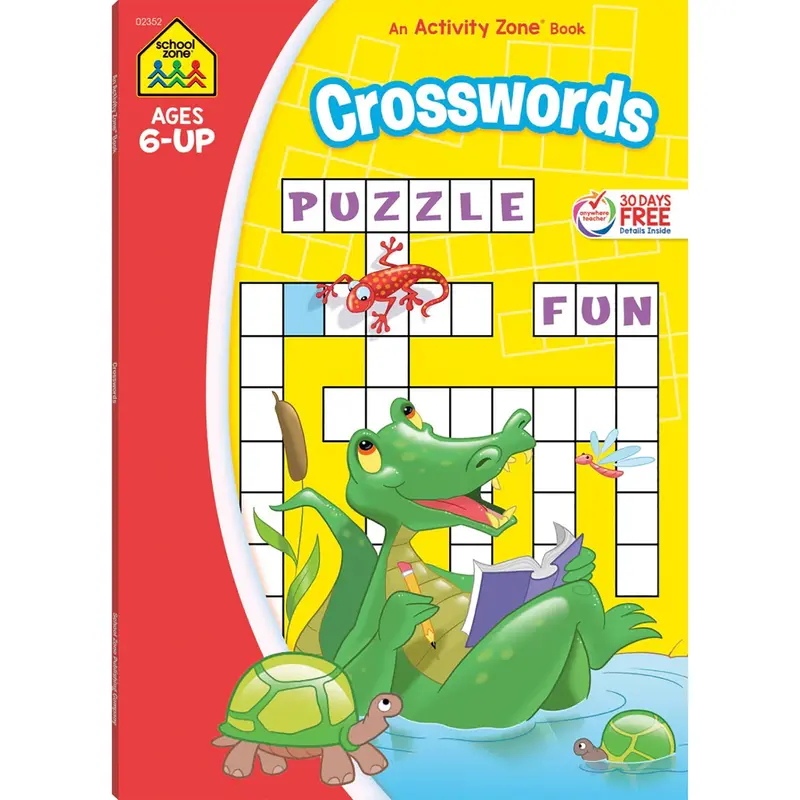 Crossword Puzzle Workbook For Kids – Level-Appropriate Challenges (02352) 1
